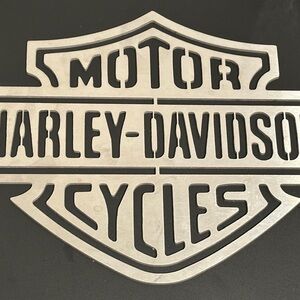 Rare Harley-Davidson Collectible Laser Cut Metal Wall Art